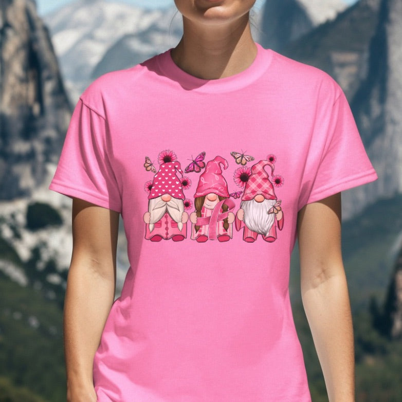 Breast Cancer Awareness Gnomes