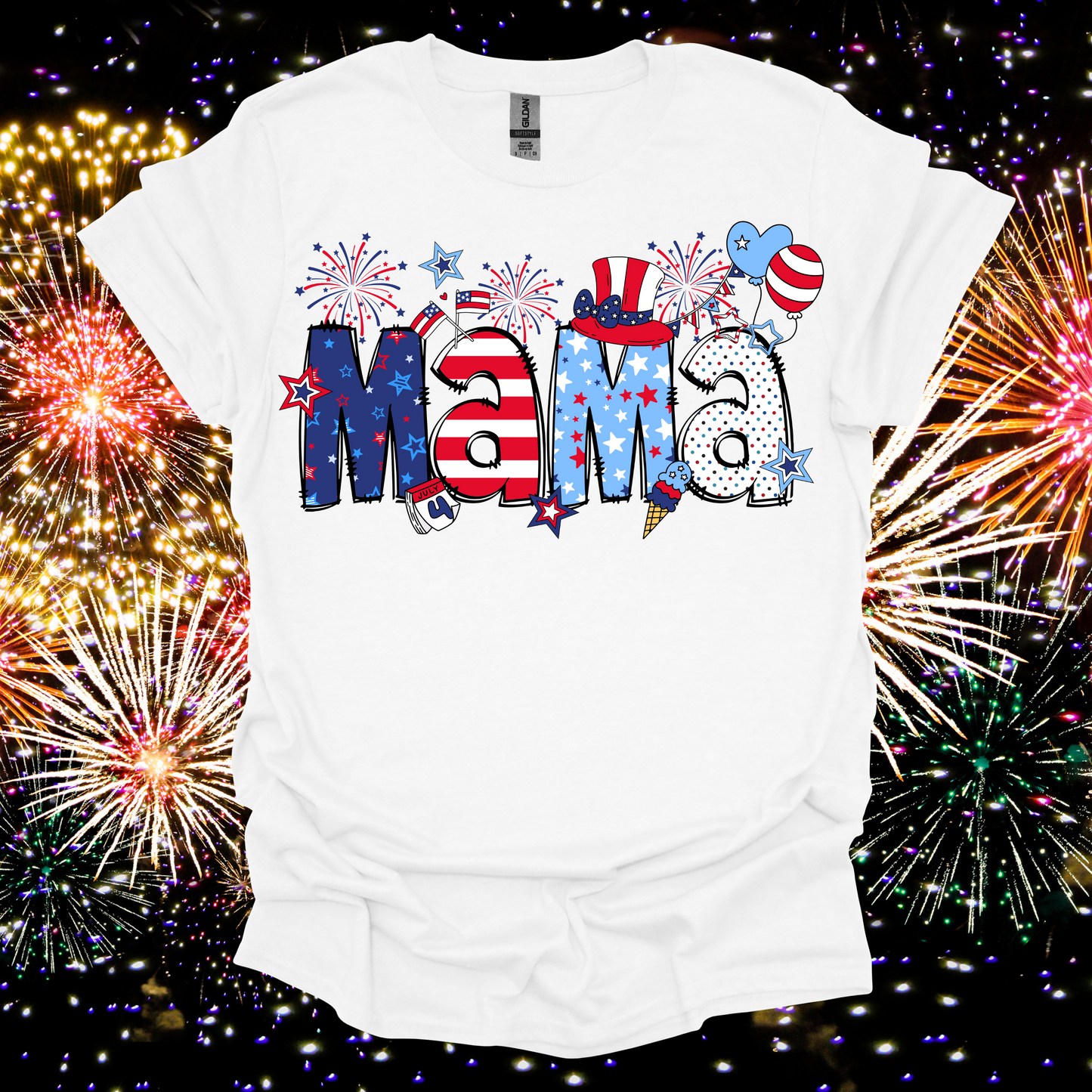 Mama 4th of July Shirt
