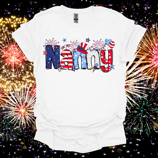 Nanny 4th of July Shirt