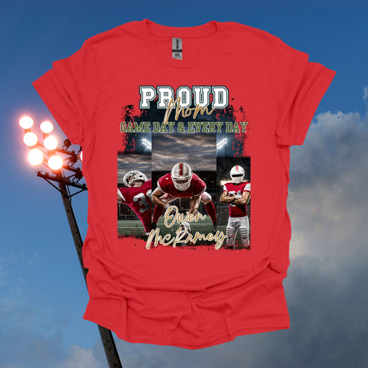 PERSONALIZED Proud Mom Game Day and Every Day football top