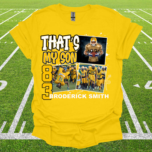 PERSONALIZED Proud Mom Game Day 3 Photo football top