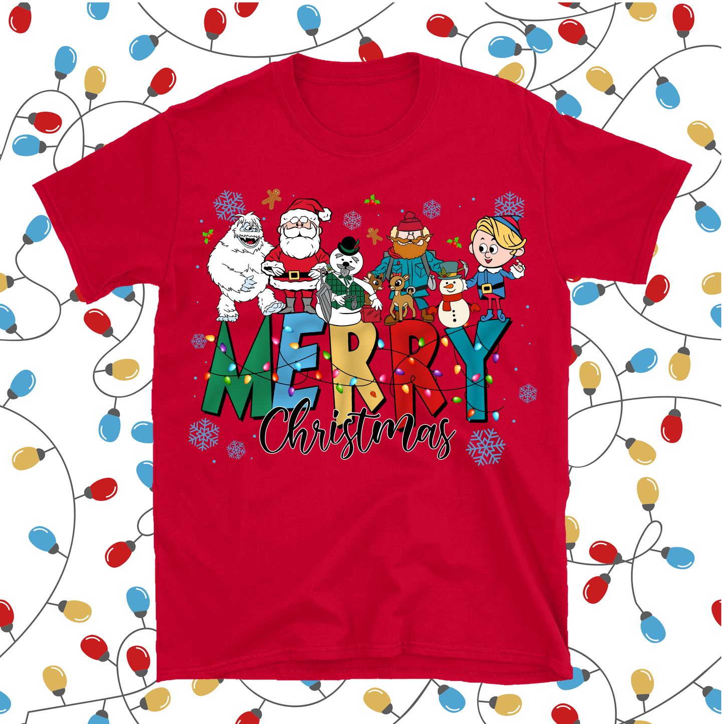 Classic Rudolph The Red-Nosed Reindeer Merry Christmas