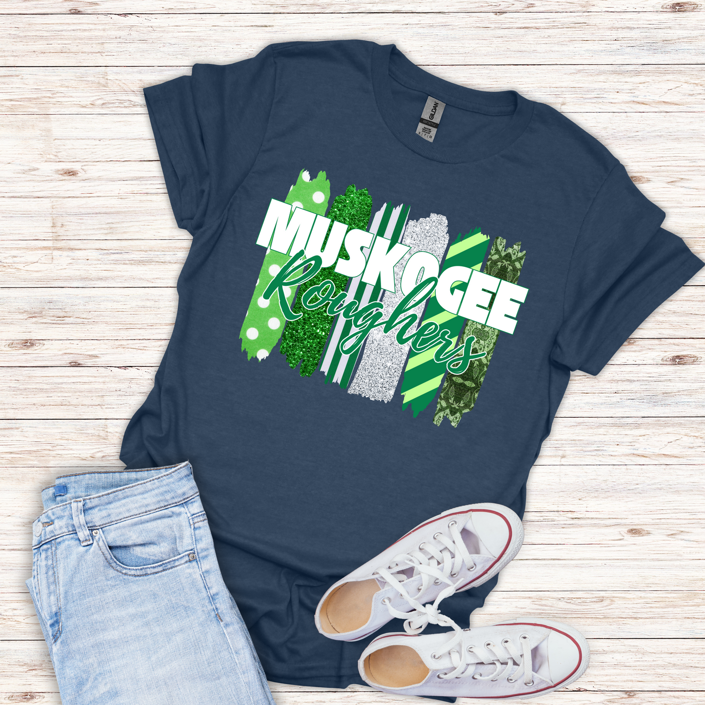 Muskogee Roughers (Brush Strokes)